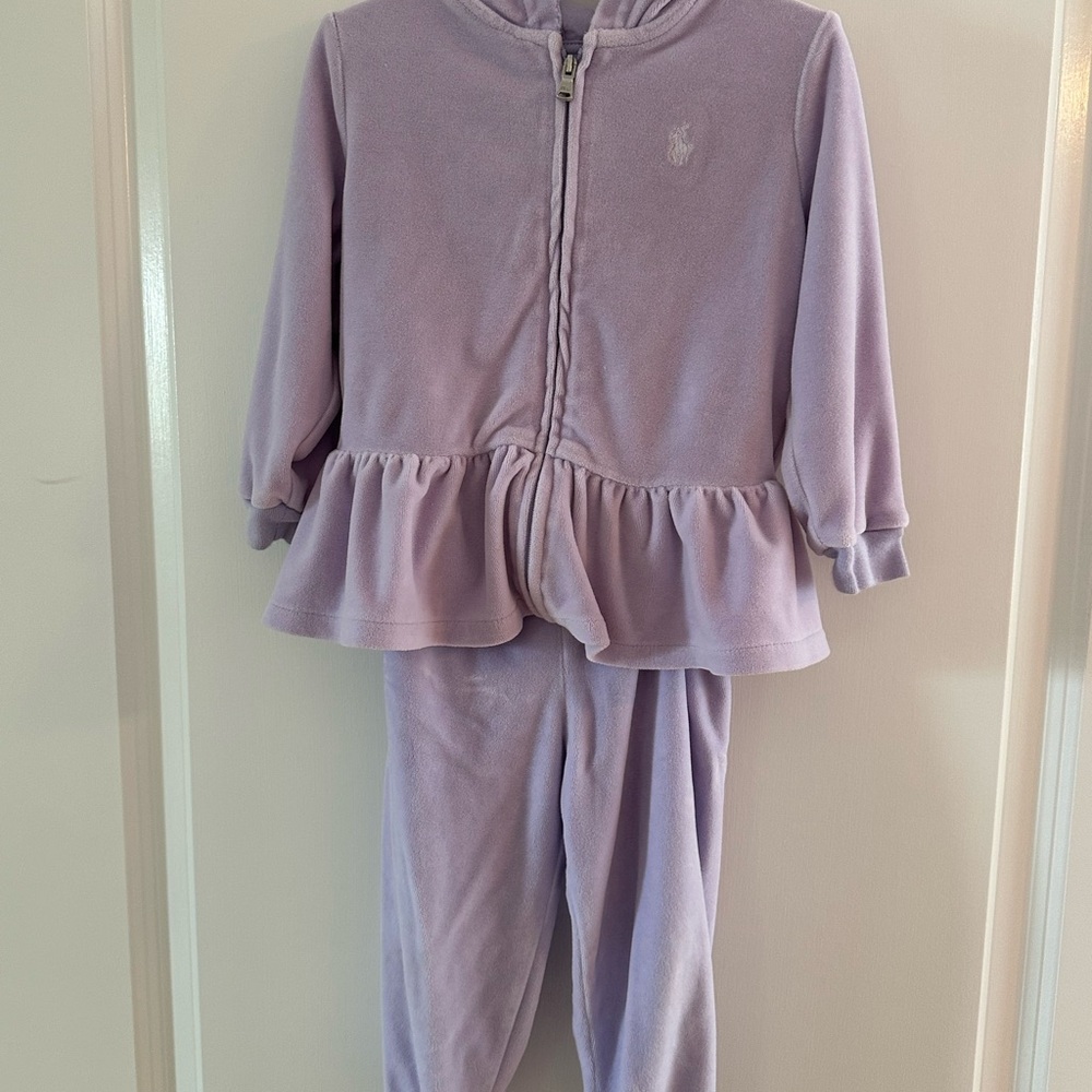 Ralph Lauren Lavender Toddler Set